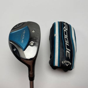 Callaway Rogue 6 Hybrid 30* Aldila Quaranta Ladies Graphite RH HC Midsize Grip