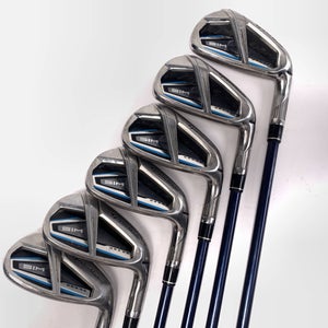 TaylorMade SIM MAX OS Iron Set 6-PW+SW Fujikura Ventus Blue 5A Senior RH