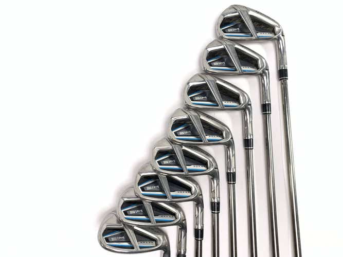 TaylorMade SIM MAX OS Iron Set 5-PW+GW+SW Recoil ESX 460 F3 Regular RH