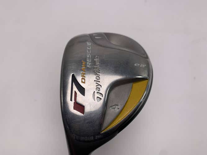 TaylorMade R7 Draw 4 Hybrid 22* REAX 55g Regular Graphite Mens LH