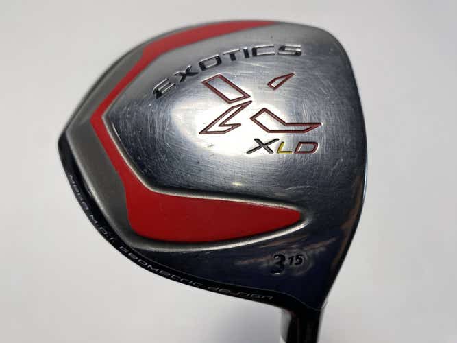 Tour Edge Exotics XLD 3 Fairway Wood 15*  Exotics XLD 49g Senior RH