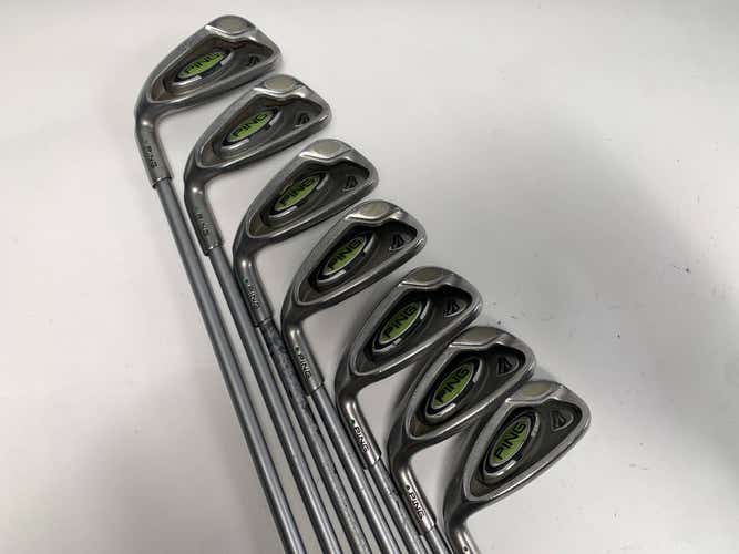 Ping Rapture Iron Set 6-PW+GW+SW Green Dot 2* Up TFC 909 Soft Regular Senior LH