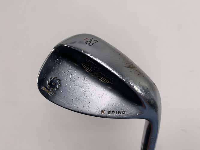 Titleist Vokey SM5 Tour Chrome Wedge 58* 11 Bounce K-Grind Wedge Steel Mens RH