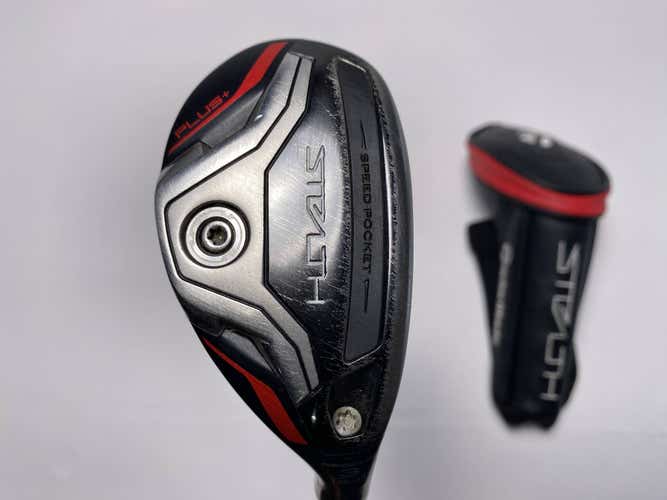 TaylorMade Stealth Plus Rescue 3 Hybrid 19.5* HZRDUS Smoke Red 6.0 Stiff RH HC