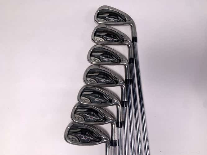 Callaway Steelhead XR Iron Set 4-PW True Temper XP 105 ST15 X100 Extra Stiff RH