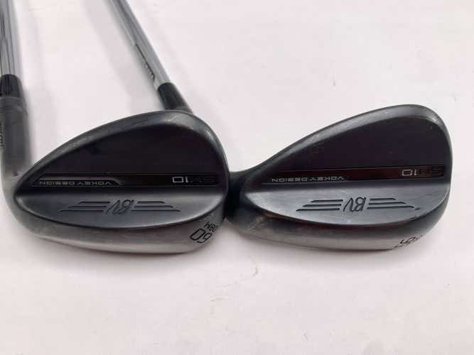 Titleist Vokey SM10 Jet Black Wedge Set 56* 10 | 60* 8 BV Wedge Steel Mens RH