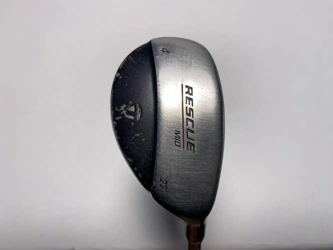 TaylorMade Rescue Mid 4 Hybrid 22* Ultralite Regular Graphite Mens RH