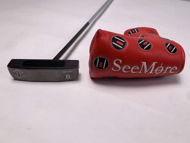 See More Model B Black Putter 35" SuperStroke Pistol 2.0 Mens RH HC