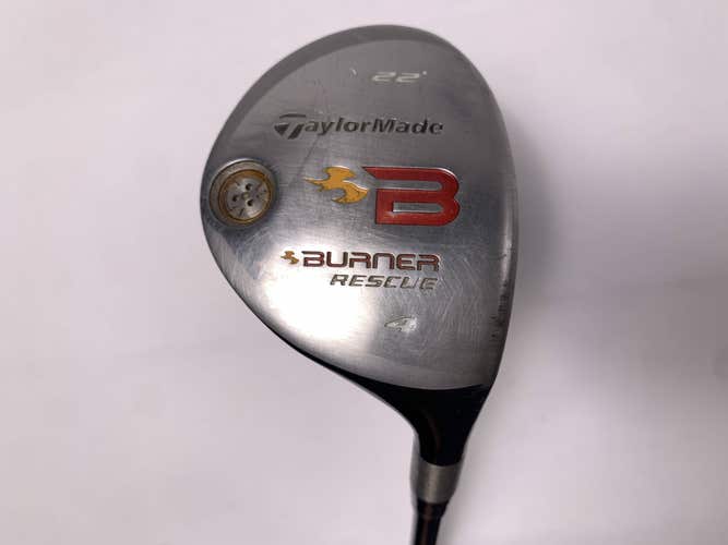 TaylorMade Burner Rescue 2008 4 Hybrid 22* REAX 60g Regular Graphite Mens RH