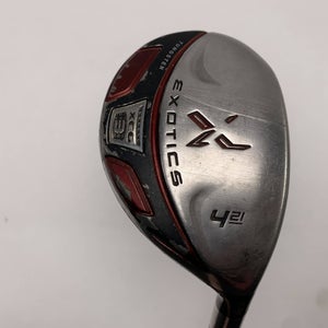Tour Edge Exotics XCG3 4 Hybrid 21* Fujikura Motore Exotics 80g Stiff RH