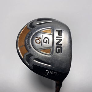 Ping G10 3 Fairway Wood 15.5* Grafalloy Pro Launch Red Stiff Graphite Mens RH
