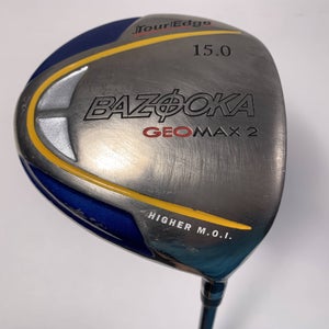 Tour Edge Bazooka Geomax 2 Driver 15* Grafalloy Bazooka GeoMax 65g Stiff RH