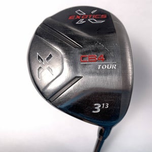 Tour Edge Exotics CB4 Tour 3 Fairway Wood 13* Aldila RIP 70g Stiff RH
