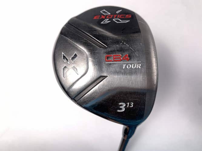 Tour Edge Exotics CB4 Tour 3 Fairway Wood 13* Aldila RIP 70g Stiff RH