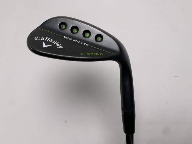 Callaway MD3 Milled Black S-Grind Sand Wedge SW 56* 10 Dynamic Gold Wedge RH
