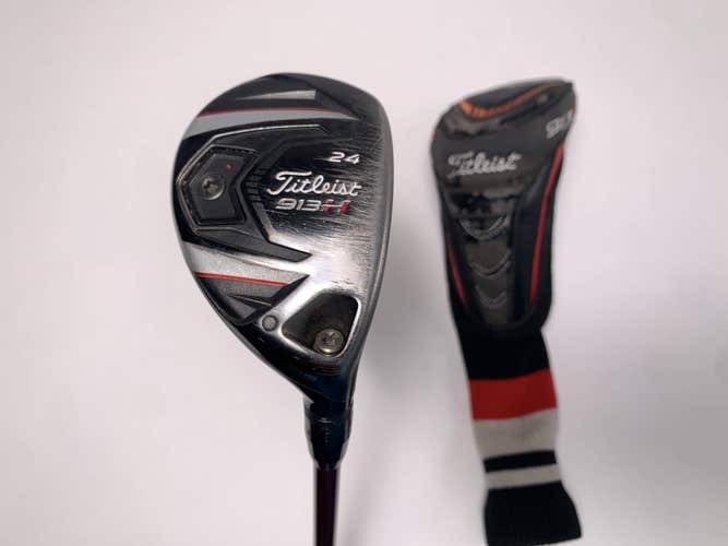Titleist 913 H Hybrid 24* Mitsubishi Rayon Bassara 60HYB Hi Regular Mens RH