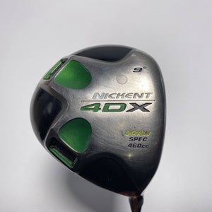 Nickent 4DX Tour Driver 9* FGS Nanotech Regular Graphite Mens RH Midsize Grip