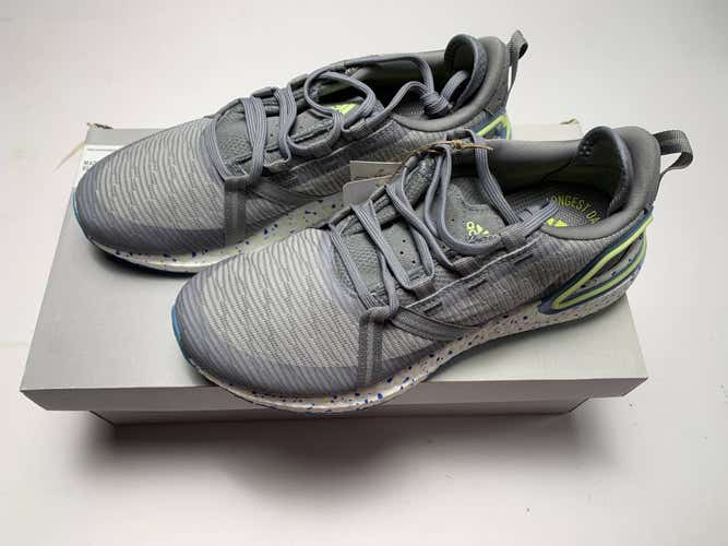 Adidas Solarthon Golf Shoes Gray Blue Yellow Boost Men's SZ 8 (FZ1025)