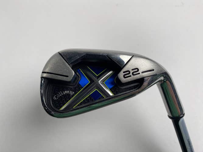 Callaway X-22 Single 6 Iron 75g Regular Graphite Mens RH