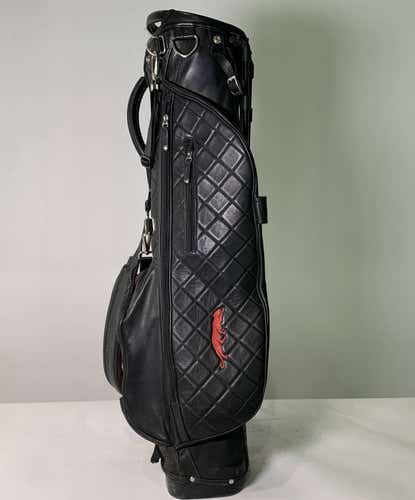Links & Kings The Links Grove XXIII 23 Stand Bag Black 2-Way Divide Golf Bag