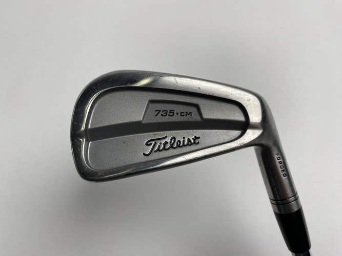 Titleist 735.CM Chrome Single 6 Iron True Temper Dynamic Gold S300 Stiff RH