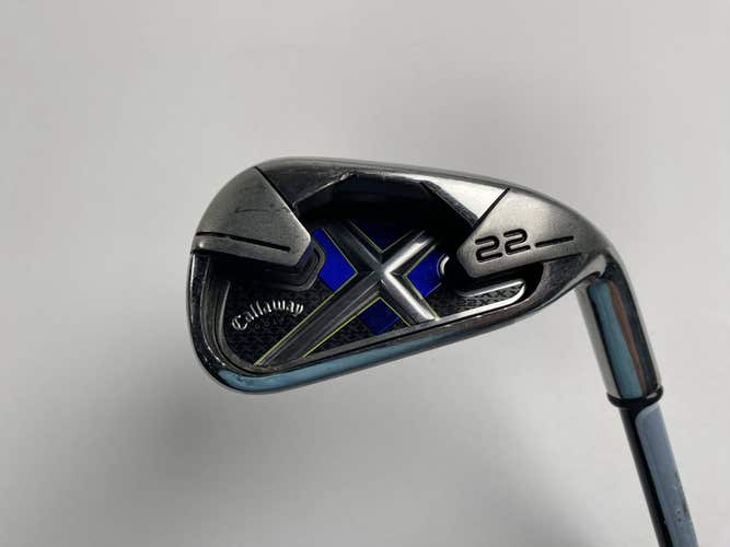 Callaway X-22 Single 6 Iron 65g Senior Graphite Mens RH