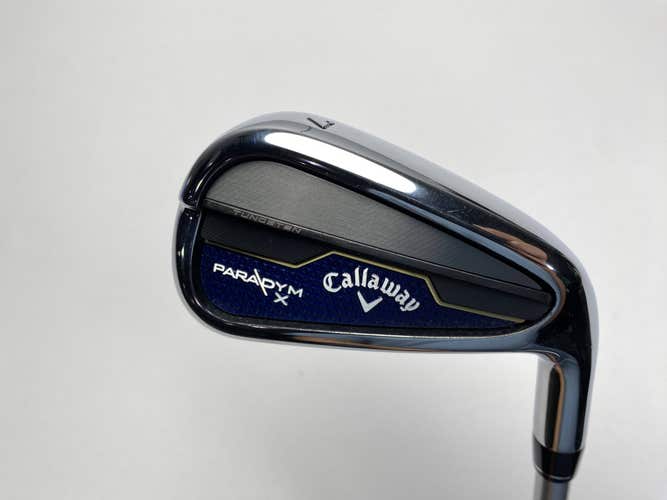 Callaway Paradym X Single 7 Iron Aldila Ascent 50g Senior Graphite Mens RH