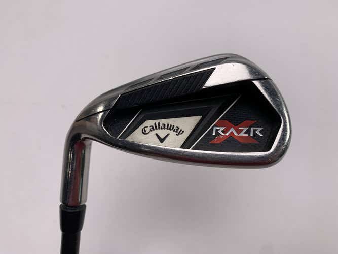 Callaway Razr X Single 9 Iron Senior Graphite Mens LH Midsize Grip