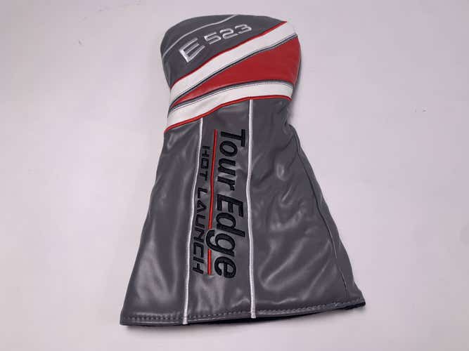 Tour Edge Hot Launch E523 Driver Headcover Grey Red White HC NEW