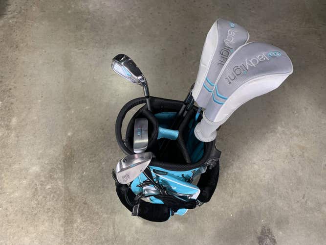 U.S. Kids Golf Lady Light AV1 Club Set 3W 4H 6 & 8 PW SW Putter JR RH HC +Bag