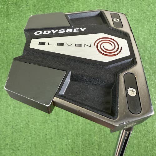 Odyssey Eleven Slant Mallet Putter Golf Club Stroke Lab Red Shaft 34