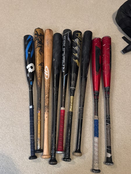 Lot Of Baseball Bats
