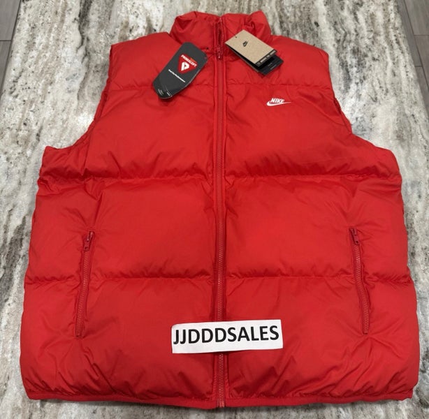 Nike Sportswear Club Primaloft Puffer Vest University Red Men’s XL FB7373-657
New With Tags-$150