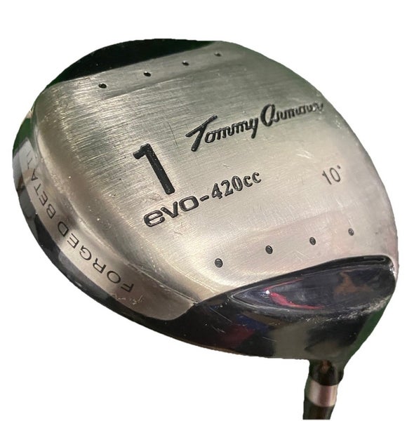 Tommy Armour Evo 420cc Driver 10 Men's RH Regular Graphite 44.5" New Jumbo Grip