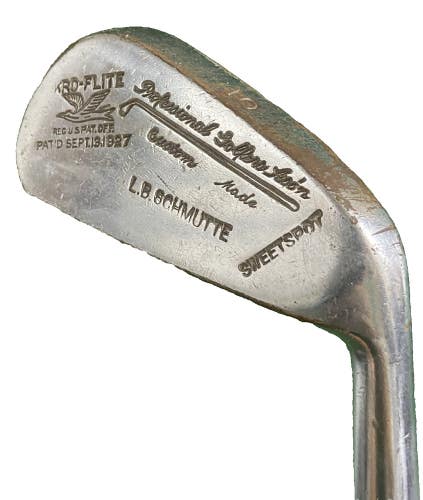 Spalding Kro-Flite Sweet Spot 5 Iron L.B Schmutte Custom Made 1927 RH Hickory 36