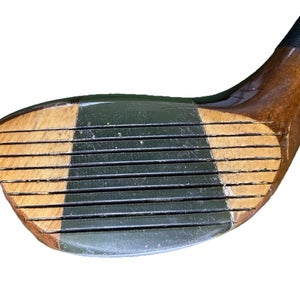 Joe Powell Classic Glass Trac Persimmon Driver 1-Wood Stiff Steel 43 RH HC Grail