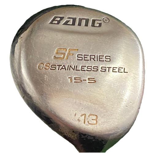Bang Golf SF Series CS Stainless 13 Wood 35* RH Regular Graphite 39" New Grip