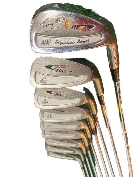 Razor Golf Swoop Iron Set 3-PW+GW Men's RH Regular Steel 5i 38 In. Nice Grips