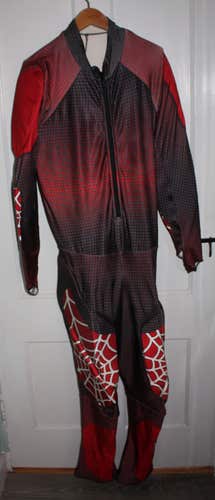 Men's Large Spyder Ski race suit -- GS / padded *Alpine ski racing* Red L