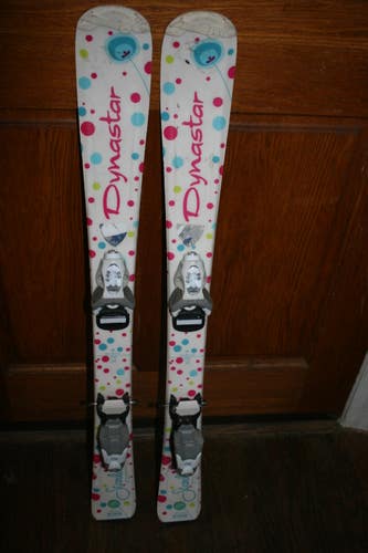 All Mountain 100 cm Dynastar Girls Skis with LOOK Bindings