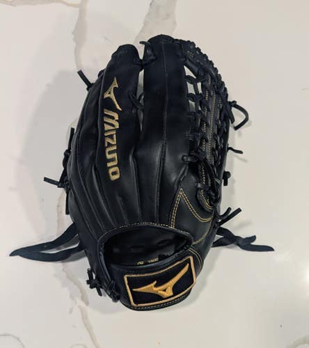 Mizuno MVP Prime 12.75 Modified Trap Baseball Glove - Black Beauty Look!!