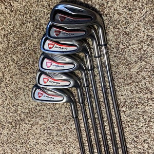 Men's 2022 Callaway Strata Right Handed Iron Set Regular Flex (6 Clubs) #6 - #9, PW, GW Steel Shaft