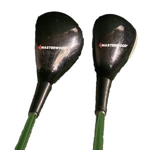 MasterGrip Masterwood Driving And Utility Wood Set RH Regular Steel Very Nice