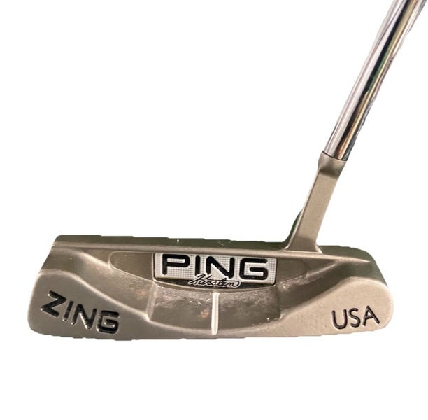 Ping Zing Karsten Putter Black Dot Steel Shaft 34" LH New Grip Great Condition
