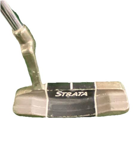 Strata Golf Bank Of America Blade Putter 35" Steel Shaft RH New Mid-Size Grip