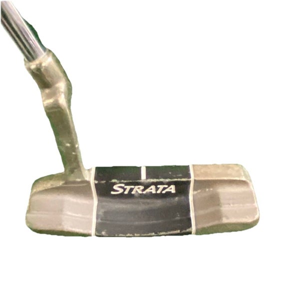 Strata Golf Bank Of America Blade Putter 35" Steel Shaft RH New Mid-Size Grip