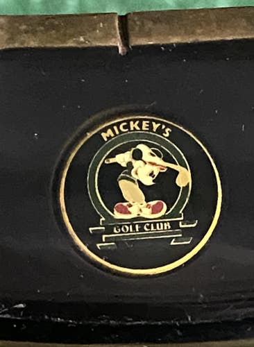 Mickey's Golf Club Inlay Brass Blade Putter 34" Shaft RH With Nice Vintage Grip
