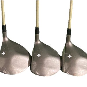 Left-Handed Pro Control Wood Set Driver,3w, 5w LH Ladies Flex Graphite New Grips