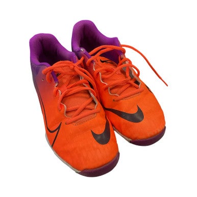 Used Nike DIAMOND BB/SB Cleats Orange Junior 05.5 11859-S000027330