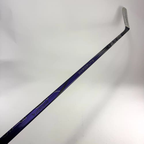 Repaired Left Handed Bauer Purple Vapor Hyperlite 2 | Grip | P88 Curve | 87 Flex | #J983